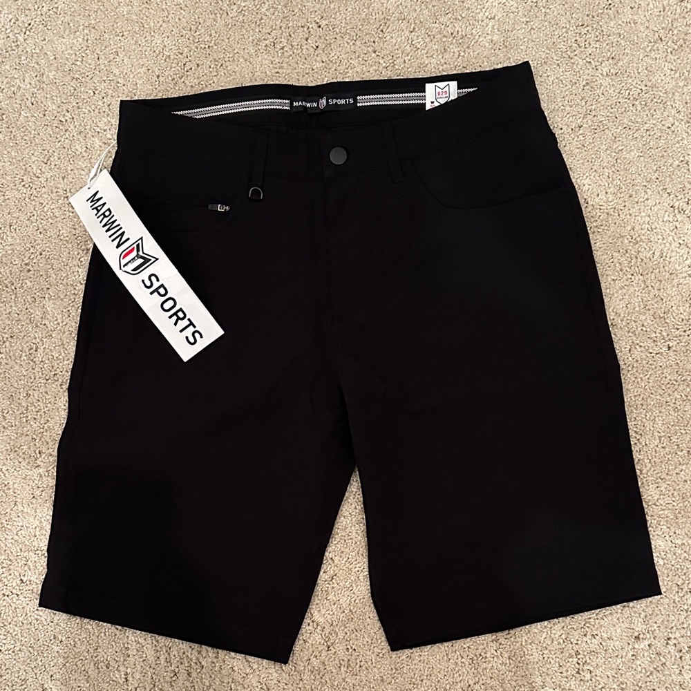 Martin Sports Motorsport Men's Black Performance Shorts